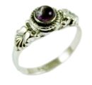 Silver Ring Amethyst Stone