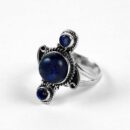 Silver Ring Moonstone Cab