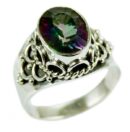Silver Ring Mystic Quartz