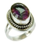 Silver Ring Mystic Quartz
