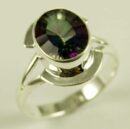 Silver Ring Mystic Quartz