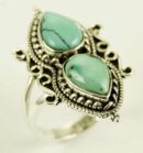 Silver Ring Turquoise Cab