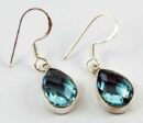 Earring Blue Topaz