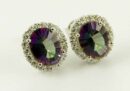 Silver Earring Mystic Quartz