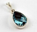 Pendant Blue Topaz