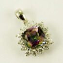 Silver Pendant Mystic Quartz