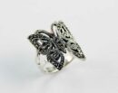 Ring Marcasite Butterfly