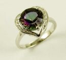 Silver Ring Mystic Quartz