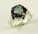 Silver Ring Mystic Quartz