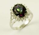Silver Ring Mystic Quartz
