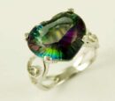 Silver Ring Mystic Quartz