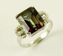 Silver Ring Mystic Quartz