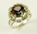 Silver Ring Mystic Quartz