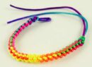 Bracelet Friendship Neon 6 Col 6pcs