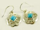 Silver Earring Turquoise Stone