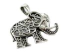 Silver Pendant Elephant Cut