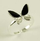 Silver Ring For Children Butterfly