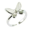 Silver Ring For Children Bfly