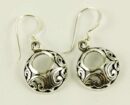 Silver Earring Circle