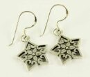 Silver Earring Flower