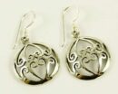 Silver Earring Heart