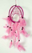 Dream Catcher Double Pink H12cm