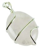 Pendant Stone Cabochon Rose Quartz