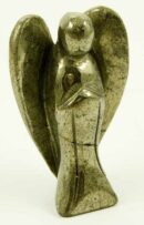 Angel Pyrite Stone 3 Inch