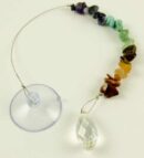 Suncatcher Glass Faceted Round
