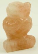 Owl Rose Quartz 2.5 Inch