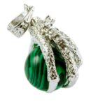 Pendant Dragon Malacite