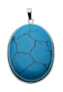 Pendant Oval Shape Turquoise