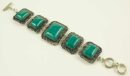 Bracelet Pewter And Turquoise