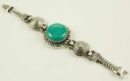 Bracelet Pewter And Turquoise