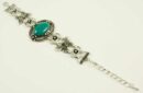 Bracelet Pewter And Turquoise