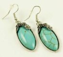 Earring Pewter And Turquoise