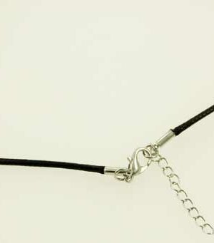 Necklace Wax Cord Black 18 Inches 10pcs