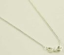 Silver Chain Bead 18 Inch