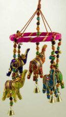 Mobile Hanging 5 Elephants