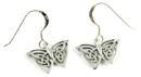 Silver Earring Butterfly L2cm