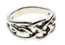 Silver Ring Celtic Knot Band