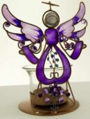 T-Light Holder Angel Purple
