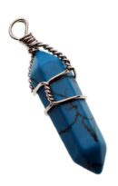 Pendant Fixed Wand Wired Turquoise