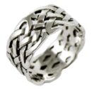 Silver Ring Celtic Weave