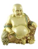 Buddha Sitting Ivory 13 Inch