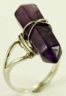 Ring Fixed Wand Amethyst