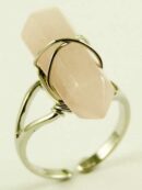Ring Fixed Wand Rose Quartz