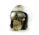 Skull Ivory Wearing Helmet