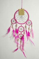 Dream Catcher 4 Circles Pink