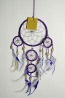 Dream Catcher 4 Circles Purple